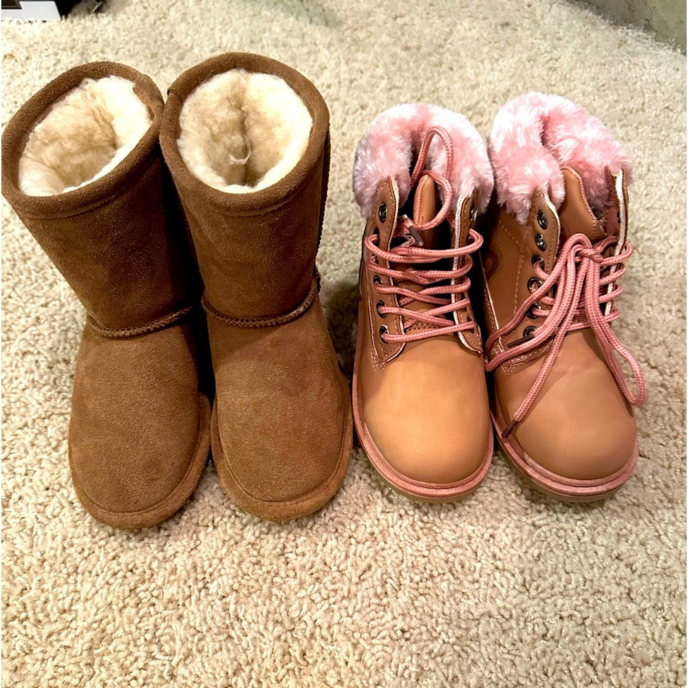 lot girls boots size 11 and 12 new Bearpaw